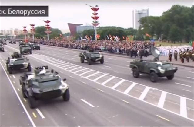 During the military parade in Belarus, new armoured vehicles and military equipment that had recently entered service in the armed forces with the Belarus armed forces including the Caiman 4x4 armoured vehicle in different configurations, the CS/VN3 a Chinese-made 4x4 APC (Armoured Personnel Carrier), the Volat (Minsk Wheel Tractor Plant Open Joint Stock Company) MZKT-490100 and the Polonez a new local-made 300mm MLRS (Multiple Launch Rocket System). 