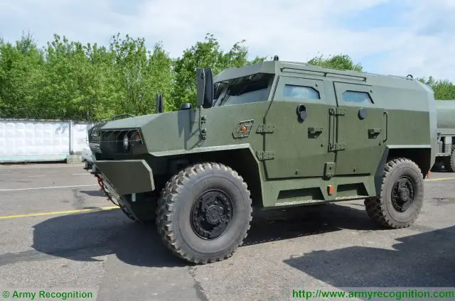 The MZKT-490100 is 4x4 armoured vehicle designed and manufactured by the Belarus Company Volat (Minsk Wheel Tractor Plant Open Joint Stock) which is now in service with the Belarus army in different configurations as radio relay stations, mobile anti-aircraft artillery systems 2K20 Zenit, rescue and medical armoured vehicle