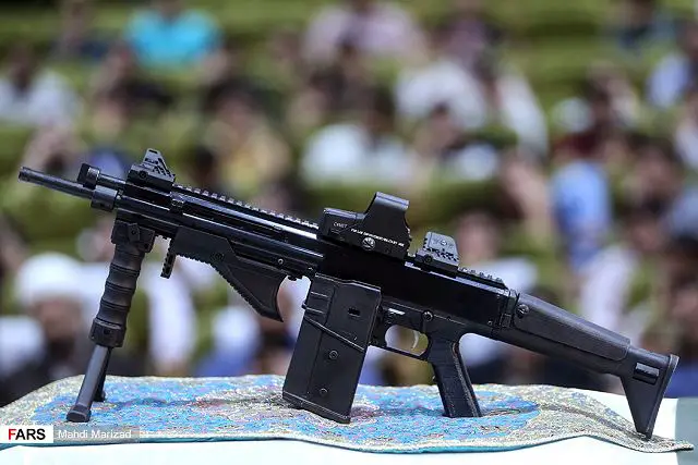 Friday, June 23, 2017, Iran has unveiled its new type of 7.62mm assault rifle called Zolfaqar designed and manufactured by domestic experts to replace Heckler & Koch G3 assault rifles currently used by the country’s Armed Forces.