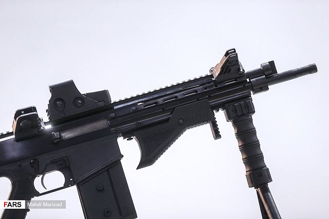 Friday, June 23, 2017, Iran has unveiled its new type of 7.62mm assault rifle called Zolfaqar designed and manufactured by domestic experts to replace Heckler & Koch G3 assault rifles currently used by the country’s Armed Forces.