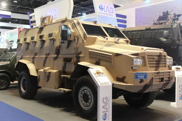 The newest and largest addition to the IAG family of military tactical vehicles is the Tracker Armored Personnel Carrier. This is the biggest APC that IAG offers with the highest level of protection.