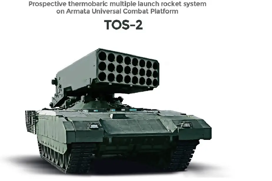 TOS 2 Heavy Flamethrower System based on Armata platform 925 001