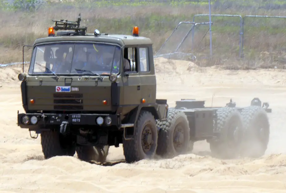 BEML Tatra 8x8 T815 truck multirole chassis for Indian army2