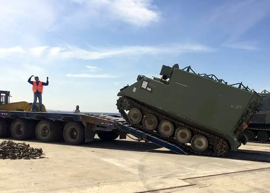 US gives Jordan 150 M557 Command Post Vehicles