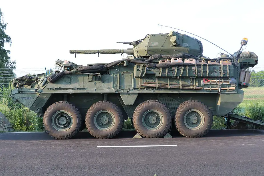 US soldiers demonstrate new armored Stryker Dragoon 30mm in Czech Republic 925 001