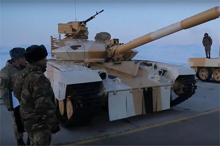 Army of Uzbekistan has upgraded T 64B and T 62 main battle tanks 925 001