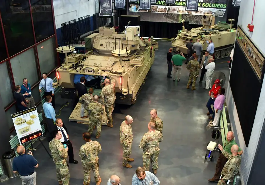 U.S. soldiers to operate armed robotic vehicles from upgraded Bradley IFVs