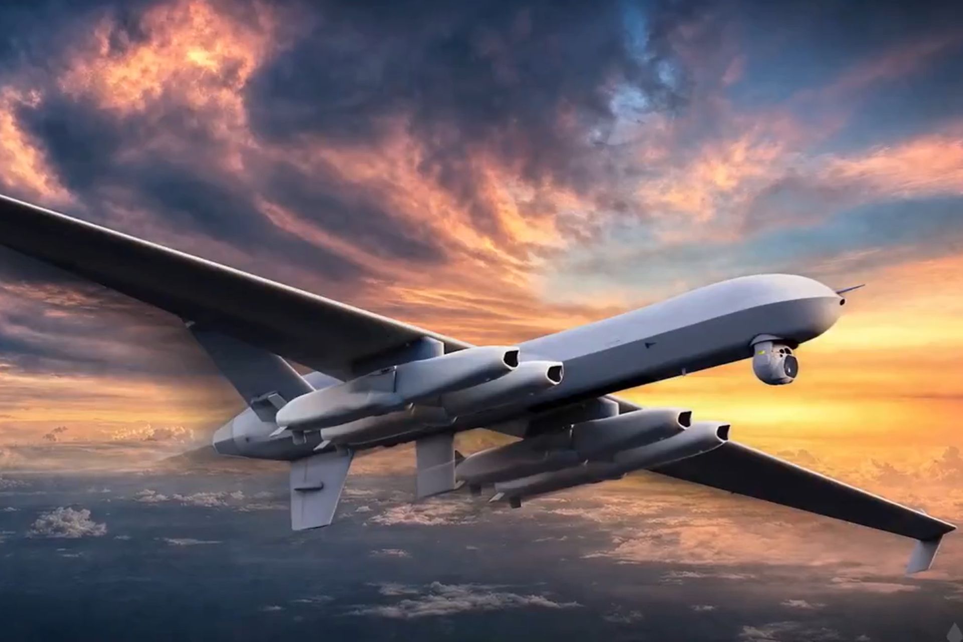 General Atomics’ Wildfire drone shown in its first publicly released rendering. (Picture source: General Atomics)