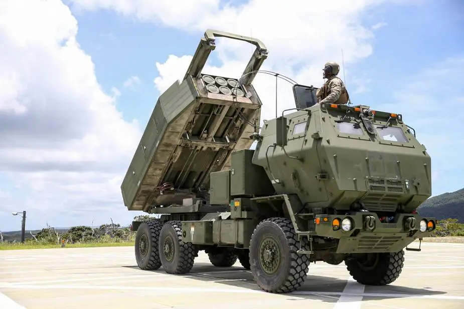 M142 HIMARS High Mobility Artillery Rocket System missile launcher MLRS United States