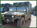M1097 A1 A2 HMMWV Humvee heavy shelter carrier technical data sheet specifications information description intelligence identification pictures photos images video information US Army United States American AM General defence industry military technology