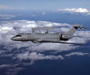 The Hague intends to fund one GlobalEye aircraft to join an existing Swedish fleet, to benefit from a lower acquisition cost, earlier crew access starting in 2028, and the ability to utilize up to three other GlobalEyes following bilateral agreements. (Picture source: Saab)