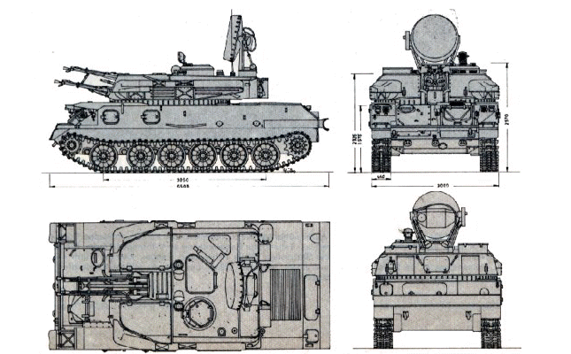 ZSU-23-4 Shilka tracked self-propelled anti-aircraft gun technical data sheet description information intelligence pictures photos images Russia Russian army armoured vehicle 