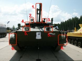 BMP-3 véhicule blindé combat infanterie fiche technique information spécifications description photos images renseignements identification Russie russe armée véhicules blindés militaires