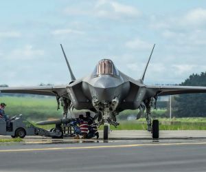 Australian F-35A Lightning II fighters landed in New Zealand for the first time during Exercise Agile Tasman, testing forward rearming, refuelling and integrated combat operations from RNZAF Base Ohakea (Picture Source: Royal Australian Air Force)