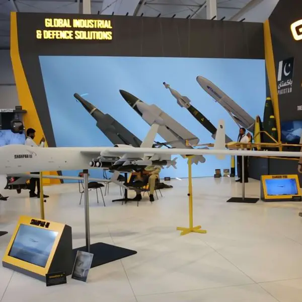 GIDS Shahpar III is a SATCOM-capable MALE UCAV offering 24-hour endurance, a 35,000 ft ceiling, and up to 500 kg of weapons and sensors on six hardpoints for ISR and precision strike (Picture source: Army Recognition Group).