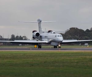 Australia’s MC-55A Peregrine has achieved Initial Operational Capability, giving the Royal Australian Air Force a new long-range airborne intelligence and electronic warfare capability for operations across the Indo-Pacific (Picture Source: Australian MoD)