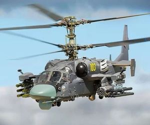 Russia has adapted the Ka-52 attack helicopter for counter-drone operations, employing modified Vikhr guided missiles with non-contact target sensors to intercept unmanned aerial threats in combat (Picture Source: Wikimedia)