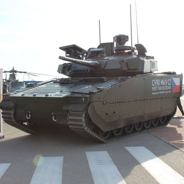 BAE Systems Hägglunds has publicly presented the Czech Army’s CV9030 MkIV infantry fighting vehicle in its Czech-specific configuration for the first time in the Czech Republic at Future Forces 2026 in Prague (Picture Source: Army Recognition Group)
