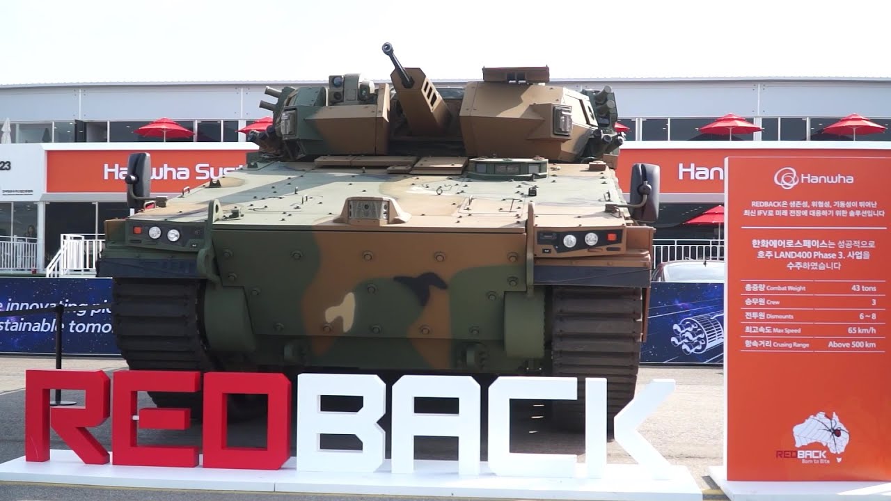 Discover Hanwha AS21 Redback Latest Generation Of IFV Infantry Fighting ...