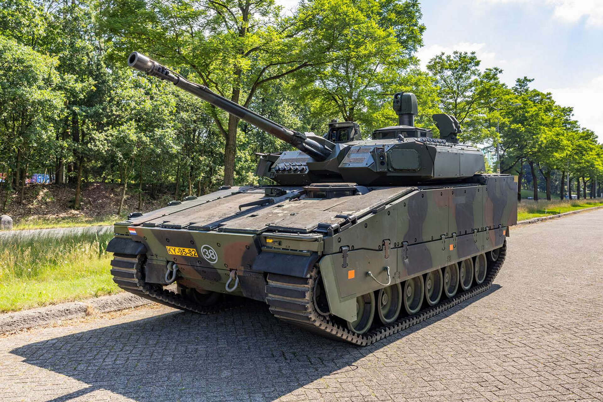 Dutch Army Unveils First Modernized CV90 Infantry Fighting Vehicle