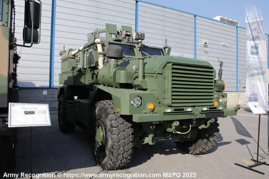 MSPO 2023: Poland showcases Cuguar MRAP 4x4 Armored Personnel Carrier