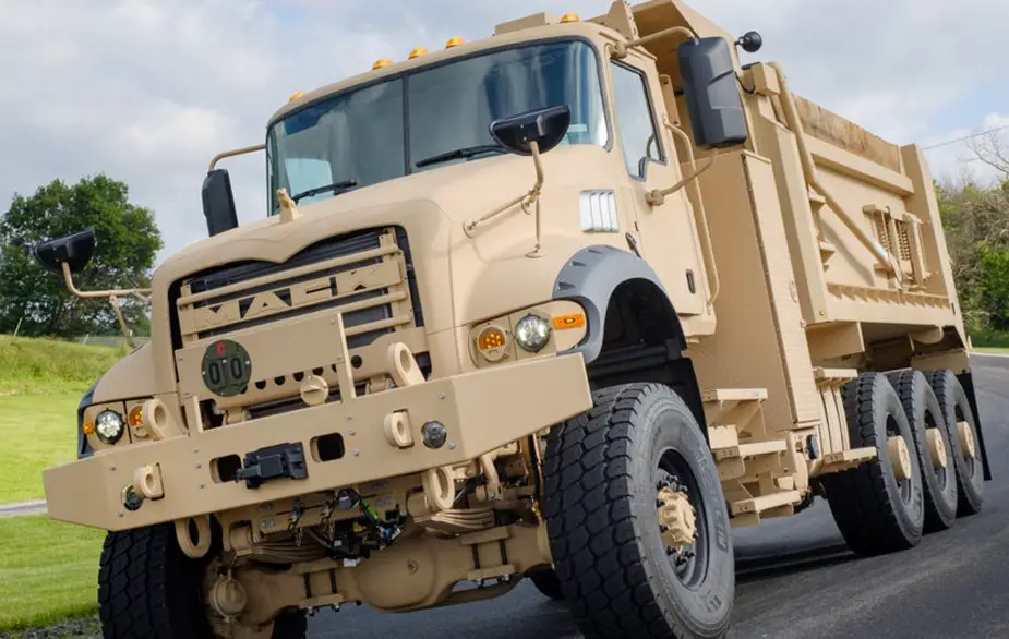 Mack Defense M917A3 Heavy Dump Trucks meet specification with CARC coatings