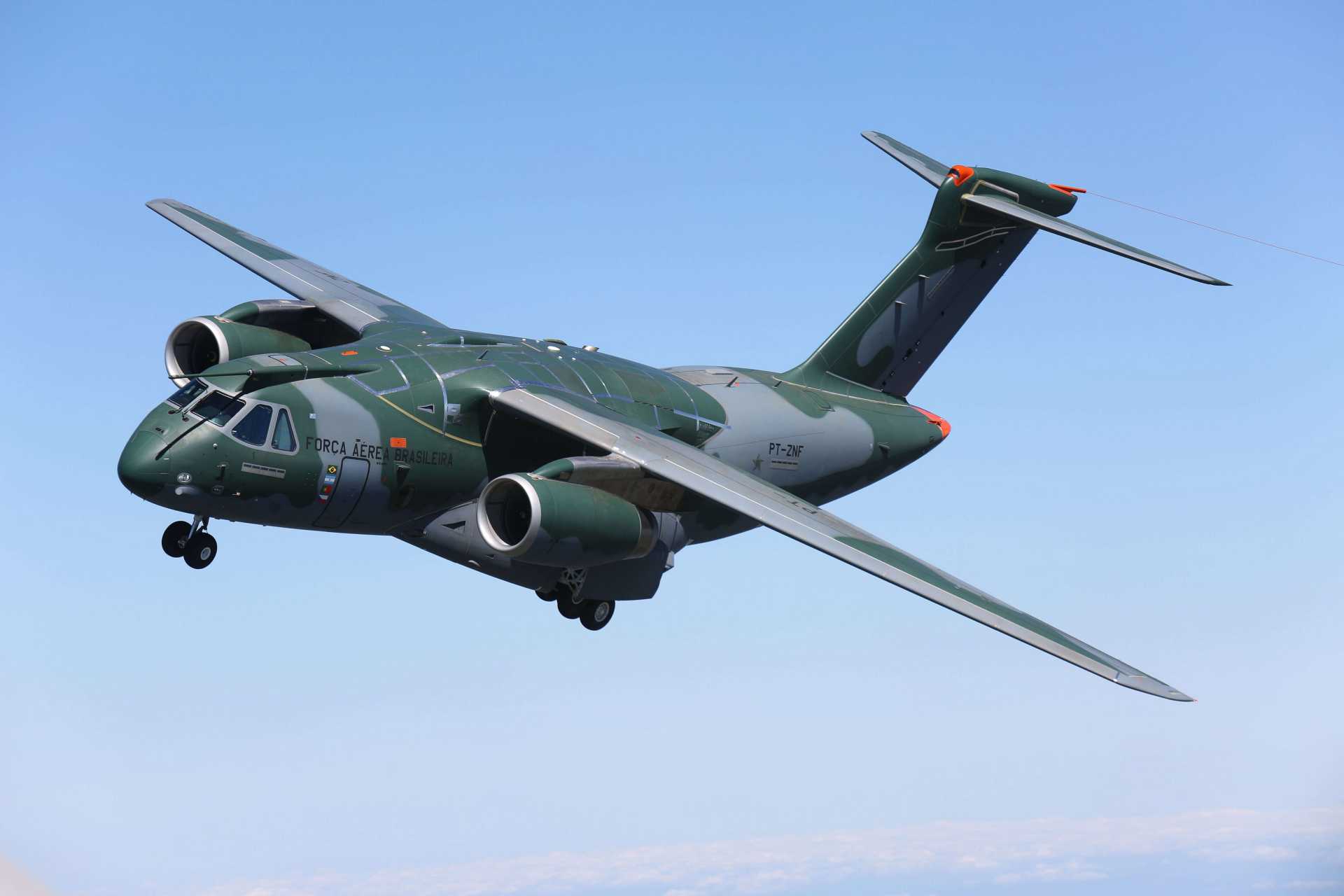 The C-390 Millennium is a jet-powered military transport aircraft manufactured by the Brazilian company Embraer to perform tactical airlift missions while replacing part of Brazil's aging C-130 Hercules fleet. Unlike most aircraft in its class, the C-390 was designed from the outset around commercial turbofan engines, full fly-by-wire flight controls, and a digital mission architecture, enabling higher cruise speed, shorter mission times, and lower crew workload. The aircraft is produced in transport (C-390) and tanker-transport (KC-390) configurations for logistics, airborne assault, aerial refueling, humanitarian assistance, medical evacuation, firefighting and special operations support. Since entering operational service in 2019, it has secured orders from Brazil and ten other countries, making it one of the most successful military aircraft ever developed by the Brazilian aerospace industry.