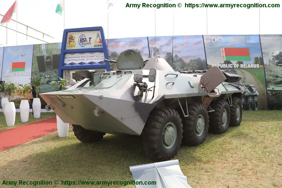 Belarus BTR 70MB 8x8 armored delivered to Cote Ivoire army ShieldAfrica 2019 925 003