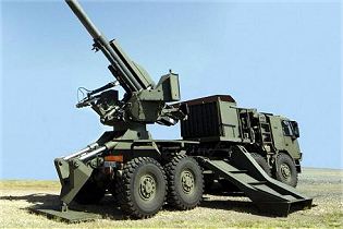 T5-52 155mm wheeled self-propelled howitzer technical data sheet specifications pictures video description information intelligence photos images identification Denel Land Systems South Africa African army defence industry military technology