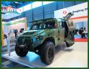 Chinese Defense Industry unveils at AAD 2014, a new version of the Dongfeng-Mengshi with an extended chassis and fitted with armour to increase protection and payload. The vehicle can carry a total of 10 military personnel including driver and commander. 