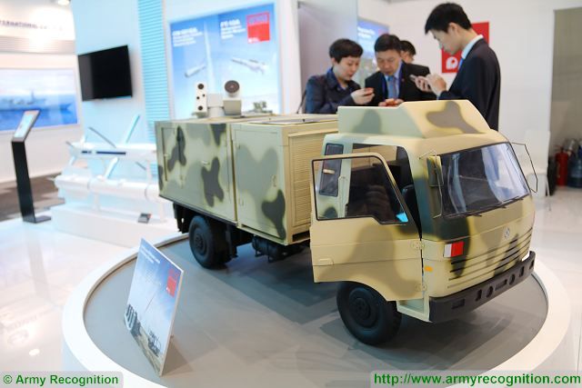 Poly Defence from China presents for the first time to the public at AAD 2016, the Africa Aerospace & Defence exhibition, a new combat vehicle fitted with a laser system especially designed to destroy small UAVs called "Silent Hunter" or LASS Low-Altitude Laser Defending System.