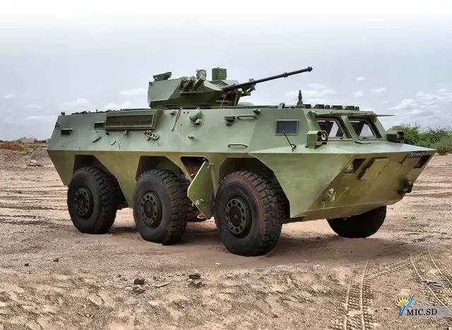 Shareef-2 DCA02 6x6 AIFV armoured infantry fighting vehicle data sheet specifications description information identification intelligence Sudan Sudanese army defence industry military corporation technology