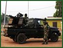 Heavy arms fire triggered panic Wednesday, December 25, 2013, in the Central African capital Bangui, prompting a French force to deploy armoured vehicles near the airport. Six Chadian peacekeepers have died in clashes in the Central African Republic capital.