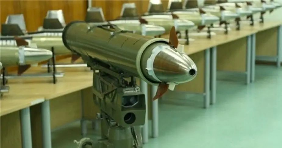 Iranian Toofan laser guided anti tank missile production line displayed