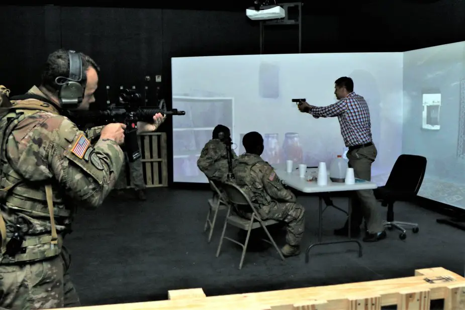 USA 1st SFAB soldiers hone close combat skills on US Army newest virtual trainer