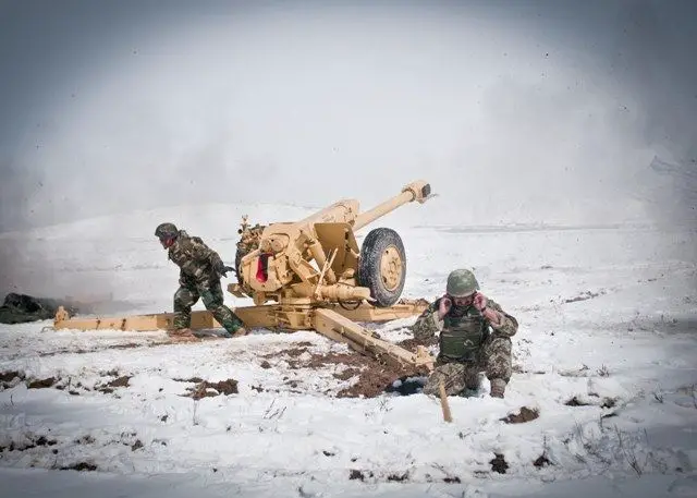 The D-30 artillery battery from the 4th Kandak, 2nd Brigade, 203rd Afghan National Army, was certified for real-world operations in Paktika province by the Ministry of Defense following a successful live-fire exercise, March 13, 2012.