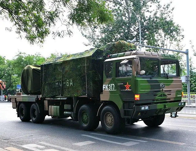 The LD-2000 is a short range air defense mobile truck armed with a Type 730B 30mm Gatling gun mounted at the rear of a truck chassis. 