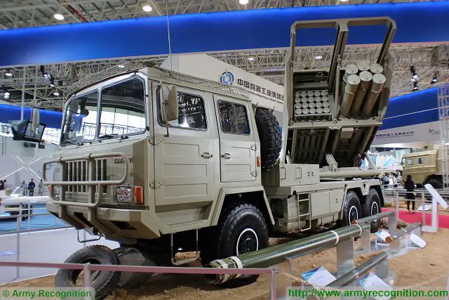SR5  Guided Multiple Launch Rocket System GMLRS MLRS 122mm 220 mm technical data sheet specifications pictures information description intelligence photos images video identification Norinco China Chinese army defense industry military technology equipment