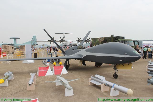 Cloud Shadow combat drone UAV China Chinese defense industry Zhuhai AirShow China 640 001