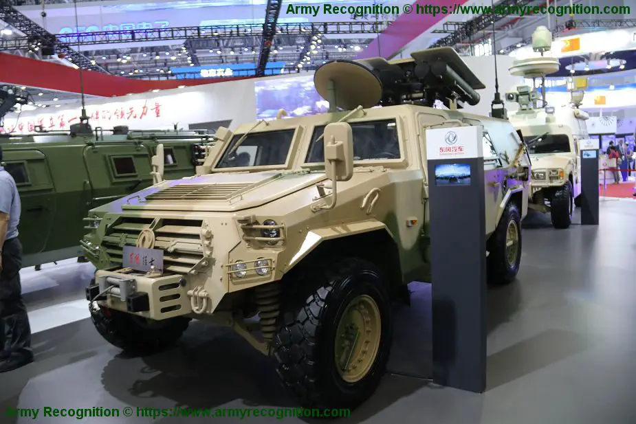 Dong Feng 4x4 tactical vehicle with anti tank missile photo 001
