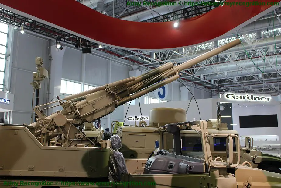 Dongfeng CS SS4 82mm self propelled mortar system AirShow China 2018 Zhuhai 925 002