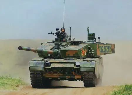 Type 99A A2 ZTZ 99A main battle tank China Chinese army defense industry front view 002
