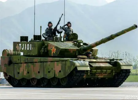 Type 99A A2 ZTZ 99A main battle tank China Chinese army defense industry right side view 002