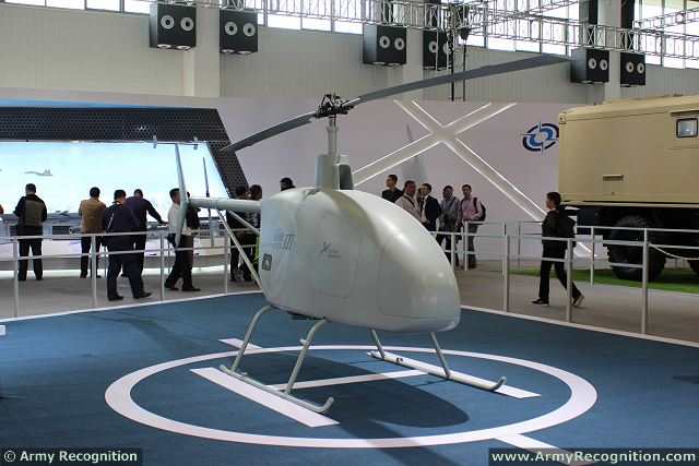 At the China International Aviation & Aerospace Exhibition 2014 (AirShow China), Chinese Defense Company NORINCO (China North Industries Corporation) has unveiled a new unmanned helicopter, the Sharp Eye III. This unmanned rotary aircraft is especially designed to be used as a multi-task UAV (Unmanned Aerial Vehicle) for military applications. 