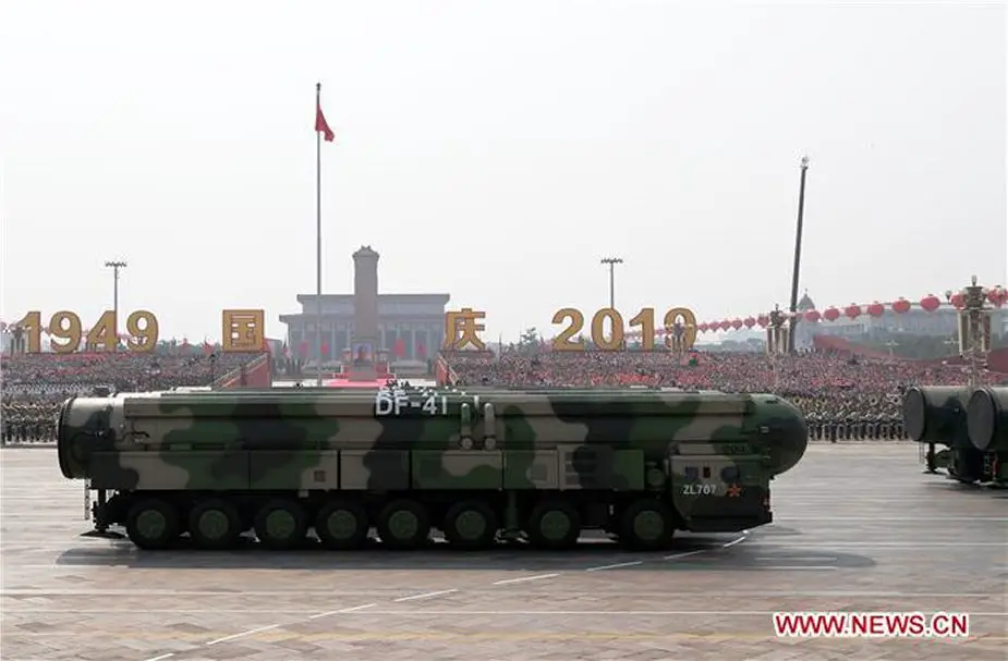 DF 41 Dongfeng 41 ICBM InterContinenatl Ballistic Missile China Chinese army defense industry military technology 925 001