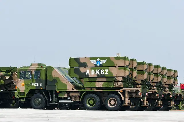 Chinese HQ-6 surface-to-air defense missile system