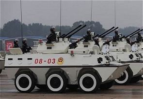 WJ-03B WZ901 anti-riot wheeled armoured vehicle data sheet specifications information description intelligence pictures photos images PLA China Chinese army identification 