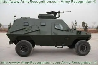 Chinese Wolf 4x4 light armoured vehicle personnel carrier ShaanXi Baoji Special Vehicles data sheet specifications pictures information description intelligence photos images video identification tracked armoured vehicle China army defense industry military technology
