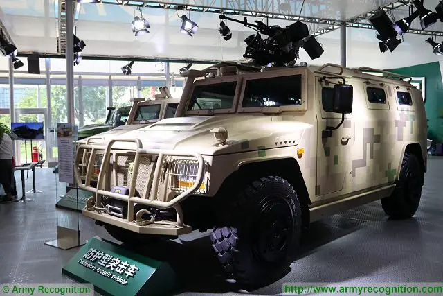 YJ2080C YJ2081C 4x4 protected protective assault vehicle Yanjing Auto China Chinese defense industry military equipment 640 001