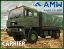 India’s third largest heavy commercial vehicle manufacturer Asia MotorWorks (AMW) unveiled its new range of military vehicles called ‘AMW Defence’ at the 6th International Land and Naval Systems Exhibition or Defence Expo 2012 being held at Pragati Maidan, New Delhi between March 29-April 1. 